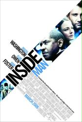 Inside Man [w/ Denzel Washington, Clive Owen & Jodie Foster] (Theatrical Movie Poster) NM