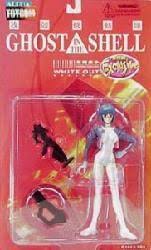 Ghost In the Shell-Motoko Kusanagi White Out action figure (Previews Exclusive) Sealed/Nr. Mint card
