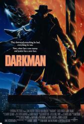 Darkman movie poster [a Sam Raimi film] video poster