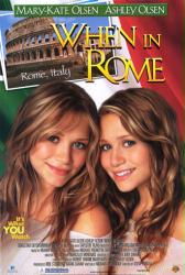 When In Rome [w/ Mary-Kate & Ashley Olsen/Olsen Twins] (Video Movie Poster) Nr. Mint
