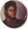 Jackson, Michael: 3'' Vintage pin/button (Poor condition)