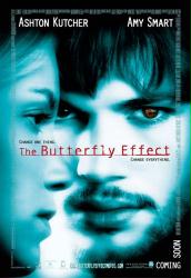 Butterfly Effect, The [w/ Ashton Kutcher] (Theatrical Movie Poster) VG