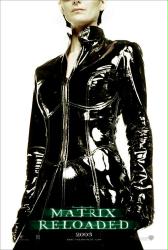 The Matrix Reloaded movie poster [Carrie-Anne Moss] Advance Teaser