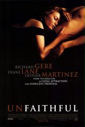 Unfaithful [w/ Diane Lane & Richard Gere] (Theatrical Movie Poster) Nr. Mint