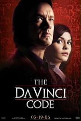 Da Vinci Code, The [w/ Tom Hanks & Audrey Tautou] (Theatrical Movie Poster) VG