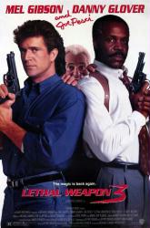 Lethal Weapon 3 movie poster [Mel Gibson, Danny Glover & Joe Pesci] NM