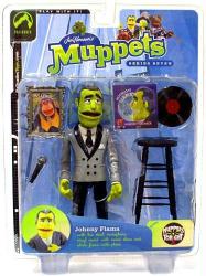 Muppets (Series 7) Johnny Fiama action figure (Palisades/2004) Sealed in Nr. Mint package