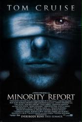Minority Report movie poster [Tom Cruise] a Steven Spielberg film