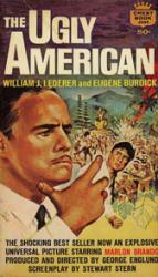 The Ugly American paperback book/1963 [Marlon Brando] Movie Tie-In