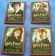 Harry Potter and the Chamber of Secrets-Set of 4 Promotional Character Pins/Buttons (Nr. Mint)