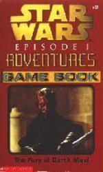 Star Wars Episode 1 Adventures Game Book 3 Fury Of Darth Maul PB Book
