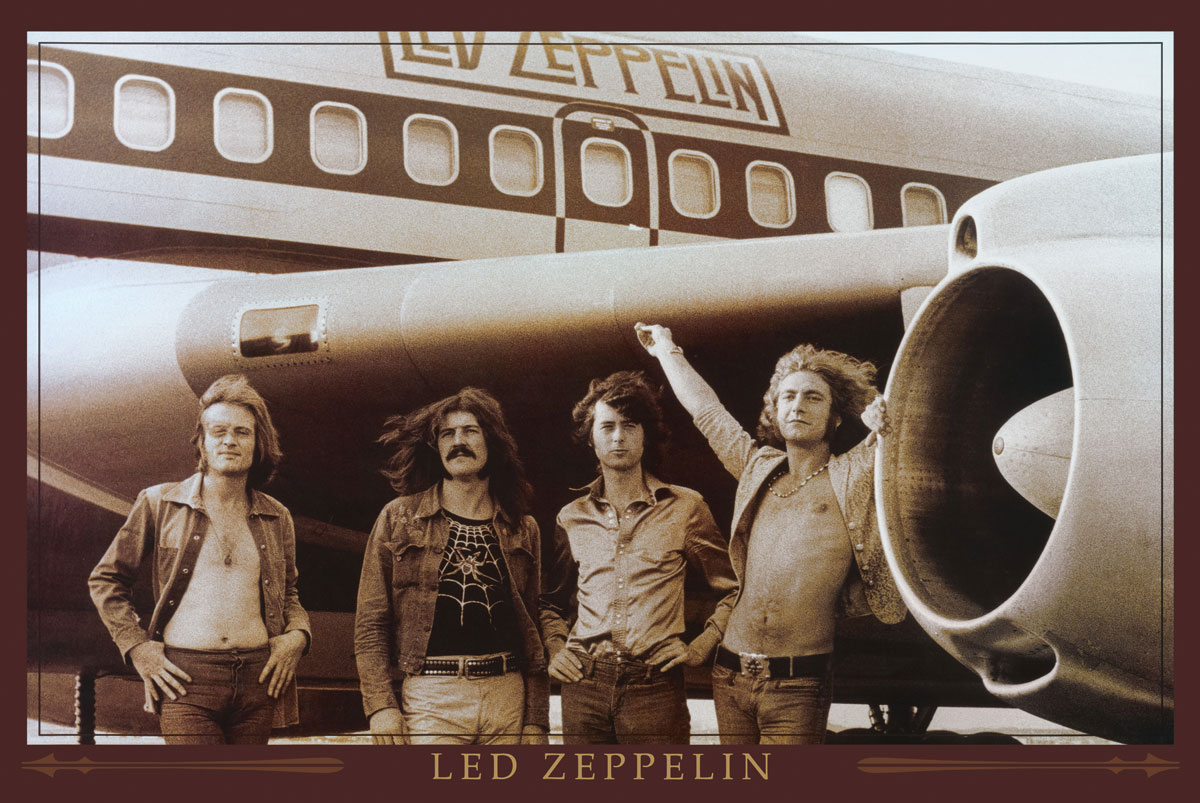 Parchment Poster Led Zeppelin 24"x36"