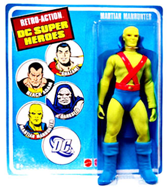 Mattel Martian Manhunter mego style 8 inch action figure