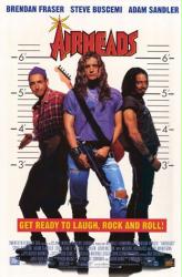 Airheads [w/ Brendan Fraser, Adam Sandler & Steve Buscemi] (Video Movie Poster) NM