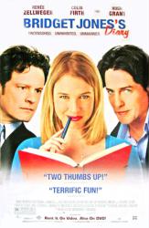 Bridget Jones's Diary [w/ Renee Zellweger, Colin Firth & Hugh Grant] (Video Movie Poster) VG