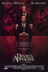 Devil's Advocate, The [w/ Keanu Reeves & Al Pacino] (Video Movie Poster) NM