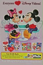 Disney's Valentine's Day Videos [w/ Mickey Mouse & Minnie Mouse] (Video Poster) NM