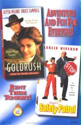 Gold Rush [w/ Alyssa Milano] (Disney)/Safety Patrol [w/ Leslie Nielsen] (Video Movie Poster) NM