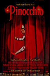 Roberto Benigni's Pinocchio [w/ Roberto Benigni] (Video  Movie Poster) VG