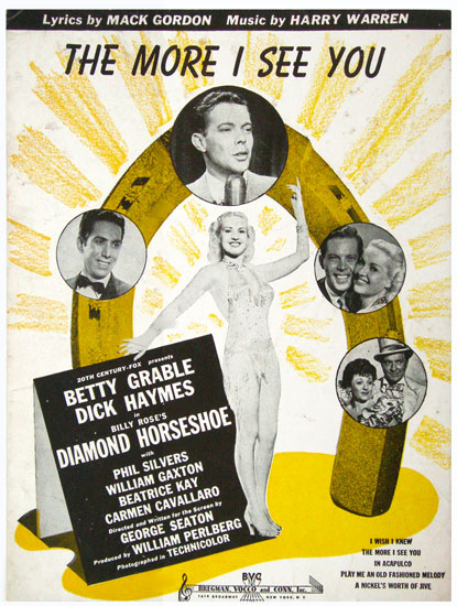 Dick haymes the more i see you have Apologise, but, dick haymes the more i see you