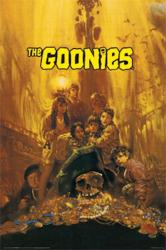 The Goonies movie poster [Sean Astin, Corey Feldman & Josh Brolin]
