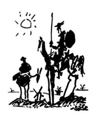 Picasso, Pablo-Don Quixote (24'' X 36'' Poster) Brand New