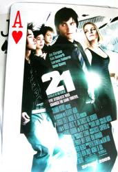 21 movie poster [Jim Sturgess, Kate Bosworth & Aaron Yoo]