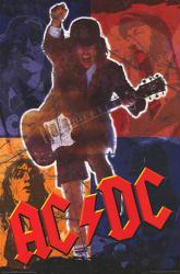 AC/DC poster: Collage (24'' X 36'') Angus Young