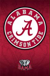 University of Alabama Crimson Tide logo poster (NCAA) 22 1/2'' X 34''