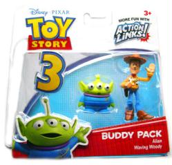 Toy Story 3: Alien & Waving Woody figure Buddy Pack (Mattel/2009)