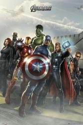 The Avengers movie poster (24'' X 36'') Flight Deck