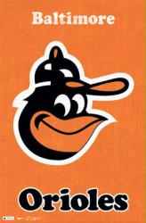 Baltimore Orioles poster: Retro logo (22 1/2'' X 34'')