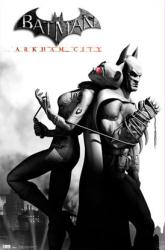 Batman: Arkham City video game poster (Batman & Catwoman)