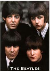 Beatles poster: 4 Faces in Color (23 1/2'' X 33 1/2'')