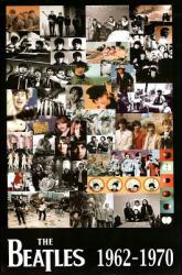 Beatles poster: 1962-1970 Collage (24'' X 36'') New