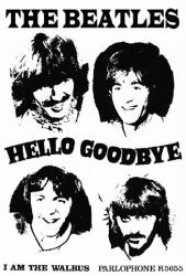 Beatles poster: Hello Goodbye/I Am the Walrus (23 1/2'' X 33'')