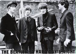 Beatles poster: The Beatles in A Hard Day's Night (36'' X 24'') New