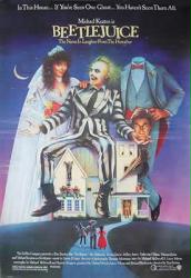 Beetlejuice movie poster [Michael Keaton, Geena Davis & Alec Baldwin]