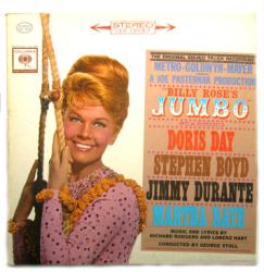 Billy Rose's Jumbo film soundtrack on LP [Doris Day on cover]