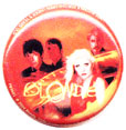 Blondie pinback: Deborah Harry & Group shot (1'' Button)