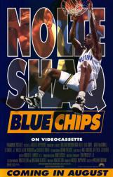 Blue Chips movie poster [Nick Nolte & Shaquille O'Neal] video version