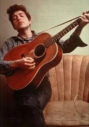 Bob Dylan poster: Guitar in Color (23 1/2'' X 33'')