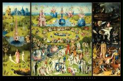 Hieronymus Bosch poster: The Garden of Earthly Delights (36'' X 24'')