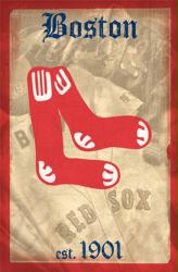 Boston Red Sox poster: Retro Logo (MLB) 22 1/2'' X 34''