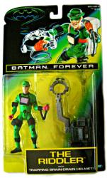 Batman Forever: Riddler w/ Trapping Brain-Drain Helmet action figure