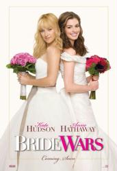 Bride Wars movie poster [Kate Hudson & Anne Hathaway] VG