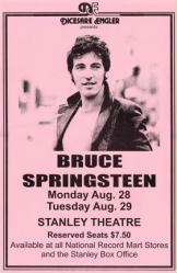 Bruce Springsteen poster: 11'' X 17'' 1978 concert handbill-style