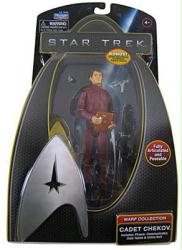 Star Trek: 6'' Cadet Chekov action figure [2009 Movie] (Playmates) New