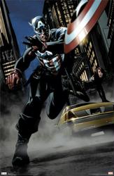 Captain America poster: Marvel Comics Super Hero (22 1/2'' X 34'')