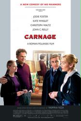 Carnage movie poster [Jodie Foster/Kate Winslet/Waltz/John C Reilly]